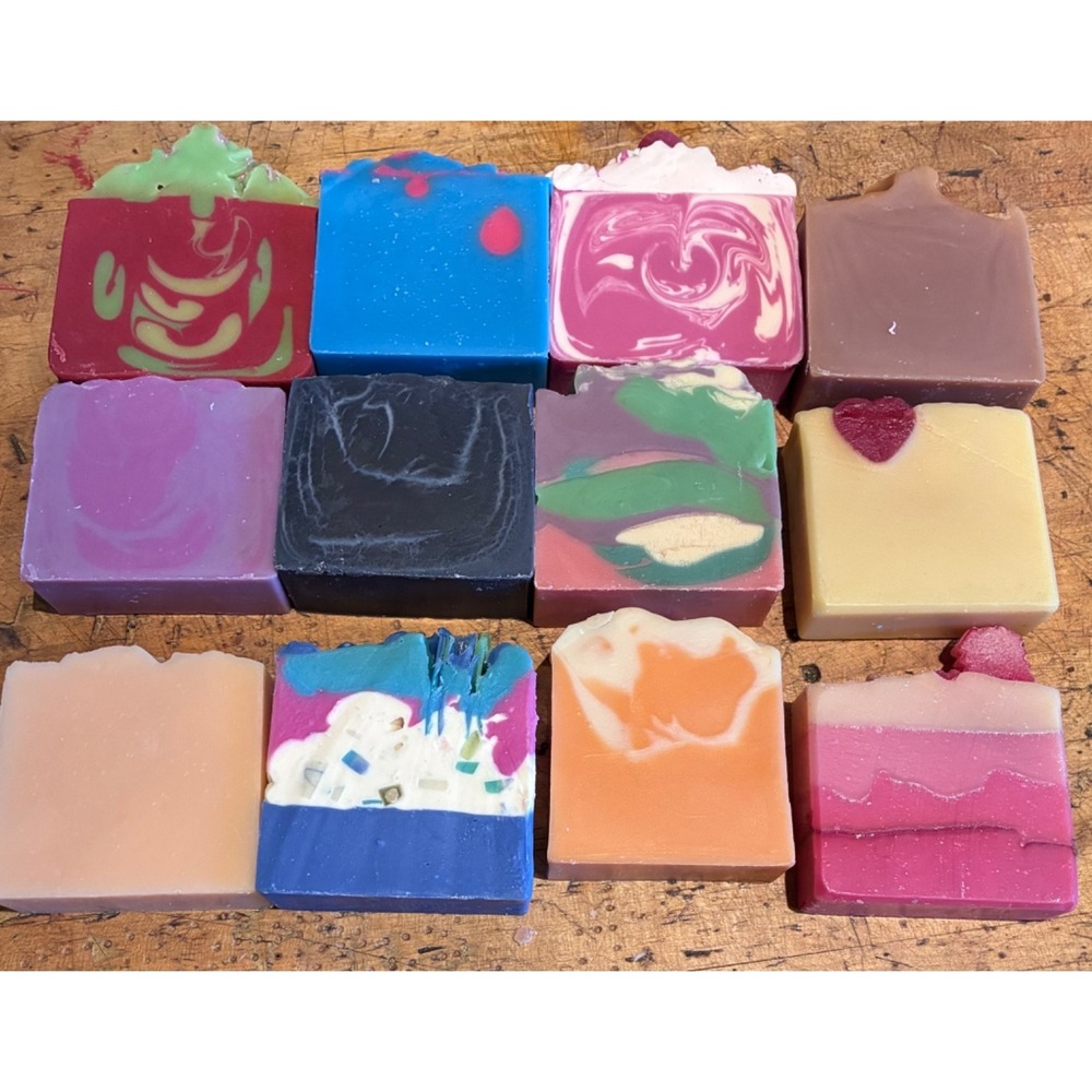 Artisan Soap Close Out Bundle 5 pounds Handmade Various Scents & Unscented - Picture 4 of 5
